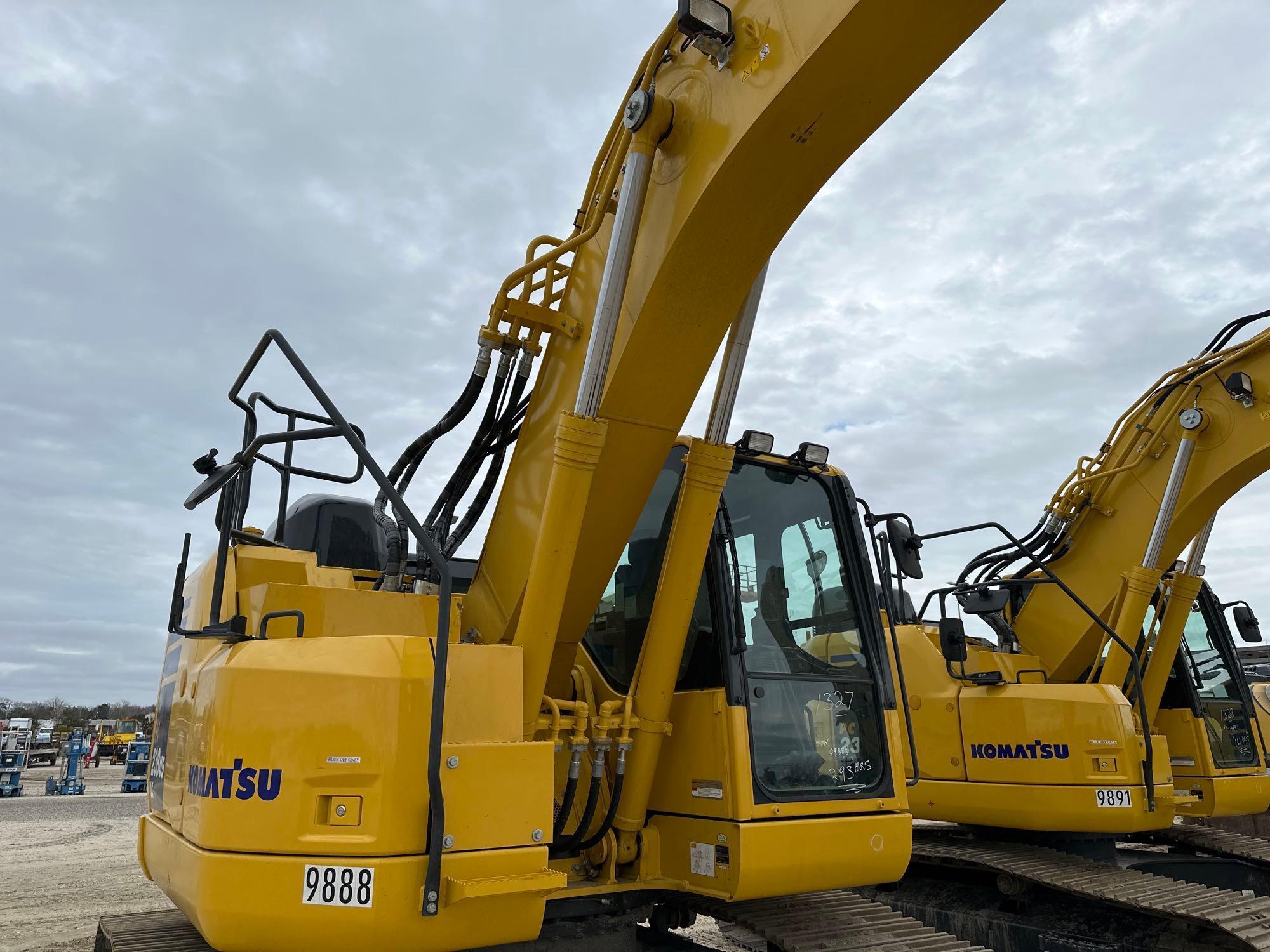 2023 KOMATSU PC238USLC HYDRAULIC EXCAVATOR powered by Komatsu diesel engine, equipped with Cab, air,