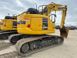 2023 KOMATSU PC238USLC HYDRAULIC EXCAVATOR powered by Komatsu diesel engine, equipped with Cab, air,