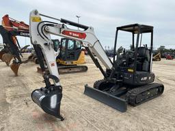 2023 BOBCAT E35 HYDRAULIC EXCAVATORSN-13760... powered by diesel engine, equipped with OROPS, front
