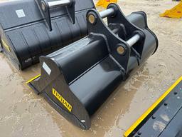 NEW TROJAN 72IN. CLEAN-UP EXCAVATOR BUCKET 80mm pins fits to: Cat 320/321/323, Hyundai R210, Komatsu