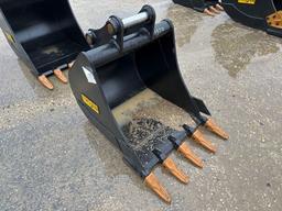 NEW TROJAN 30IN. DIGGING EXCAVATOR BUCKET 50mm pins fits to: Cat 307/308, Komatsu PC78/88,