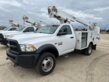 2016 DODGE 4500 BUCKET TRUCK VN:112003 powered by 6.4L Hemi gas engine, equipped with Allison