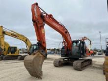 HITACHI ZX225 HYDRAULIC EXCAVATOR SN:302957 powered by diesel engine, equipped with Cab, hydraulic