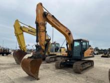 2016 HYUNDAI HX160L HYDRAULIC EXCAVATOR SN:HK502HG0000008 powered by Perkins 1204F diesel engine,