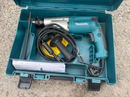 MAKITA 2 SPEED HAMMER DRILL- HP2050- 1 YR FACTORY WARRANTY -RECON NEW SUPPORT EQUIPMENT