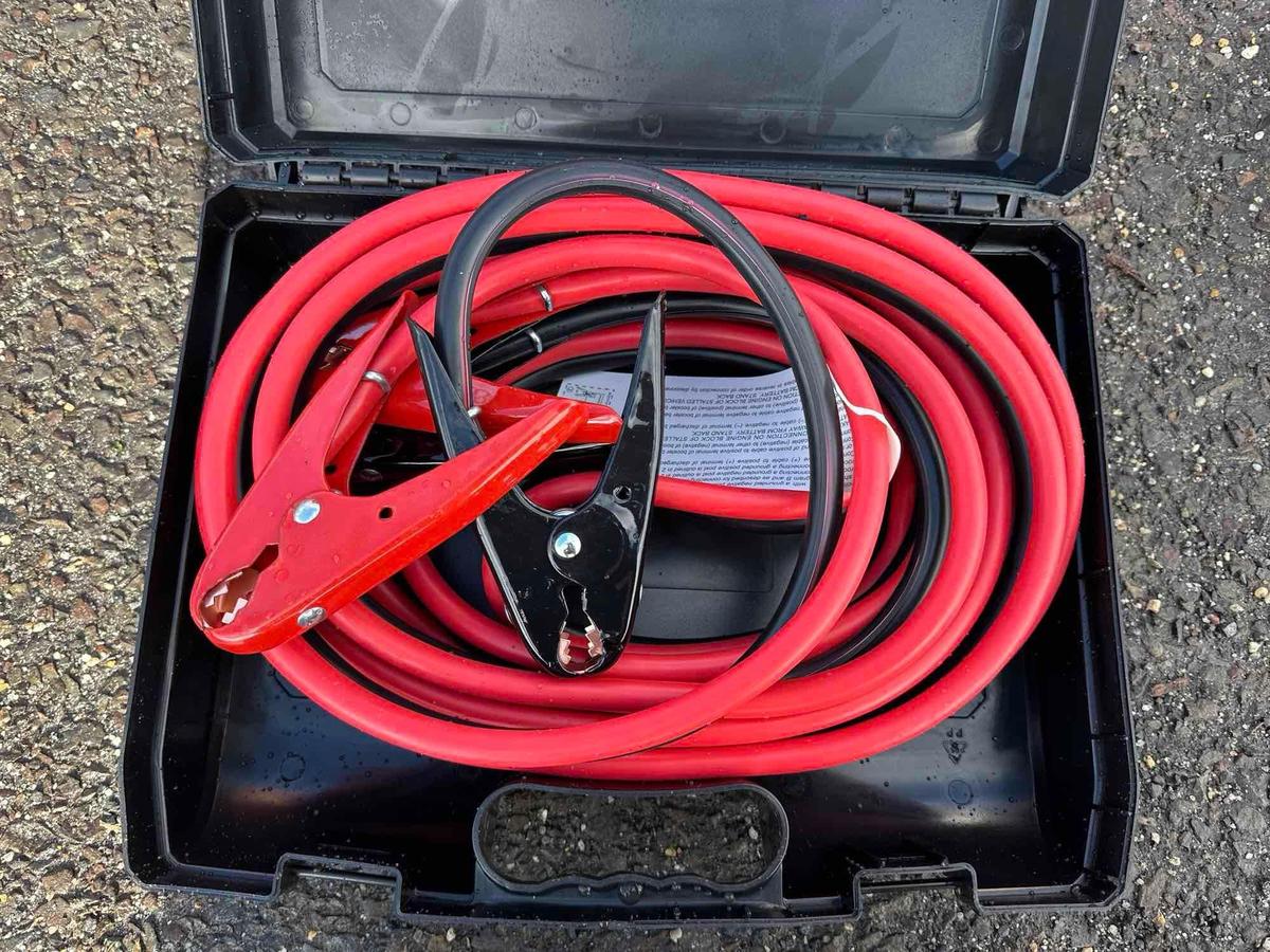 NEW 25FT. 800AMP EXTRA HEAVY DUTY BOOSTER CABLES NEW SUPPORT EQUIPMENT