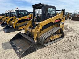 2018 CAT 259D RUBBER TRACKED SKID STEER SN:FTL17982 powered by Cat diesel engine, equipped with