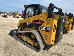 2018 CAT 259D RUBBER TRACKED SKID STEER SN:FTL17982 powered by Cat diesel engine, equipped with