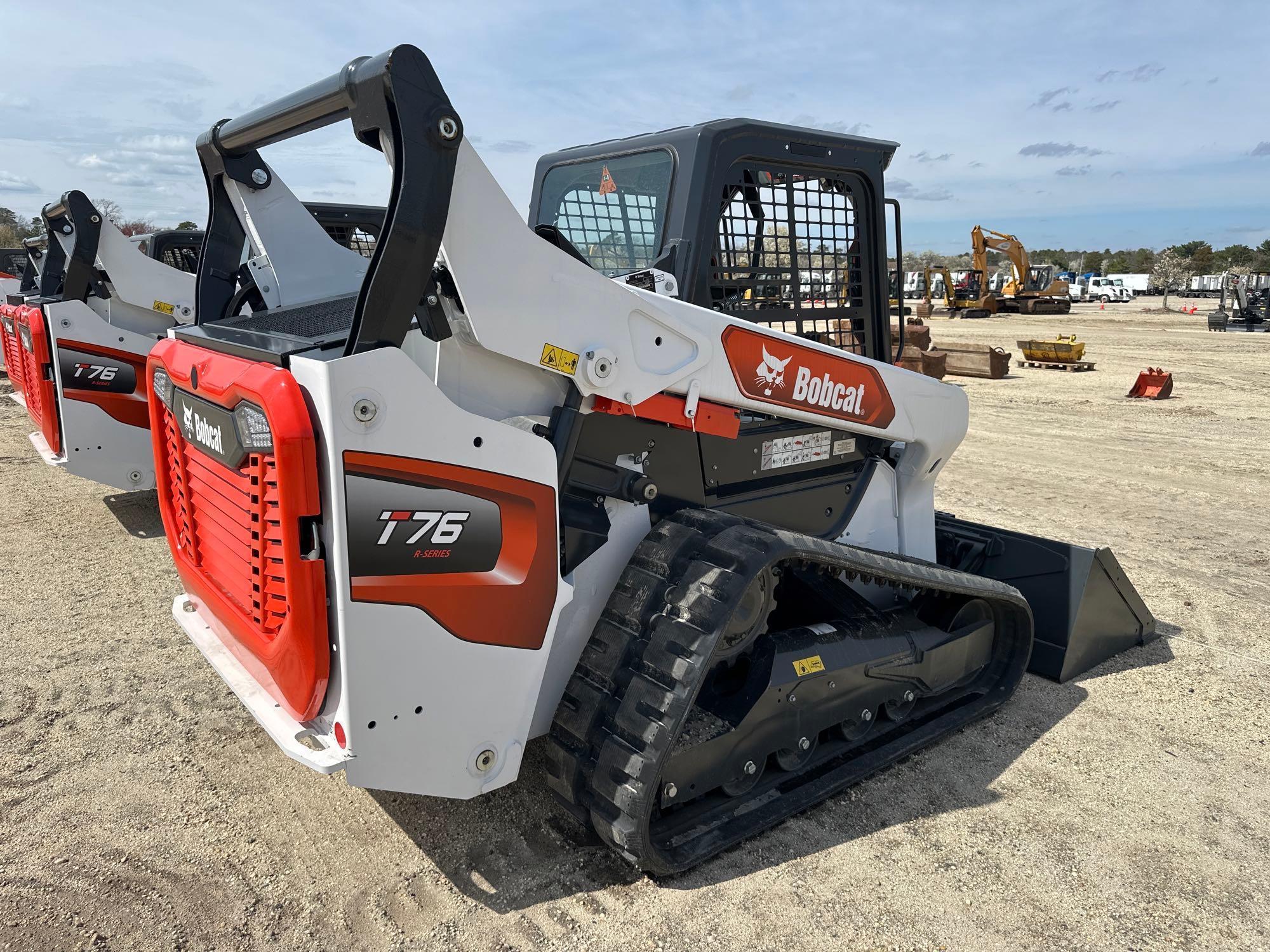 2023 BOBCAT T76 RUBBER TRACKED SKID STEER... SN-27253 powered by diesel engine, equipped with