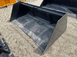 NEW MID-STATE 80" SNOW & LITTER BUCKET SKID STEER ATTACHMENT