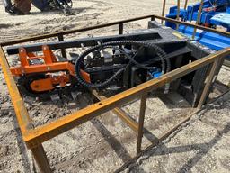 NEW MOWER KING ECSSCT72 74IN. TRENCHER SKID STEER ATTACHMENT