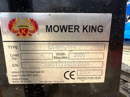 NEW MOWER KING ECSSCT72 74IN. TRENCHER SKID STEER ATTACHMENT