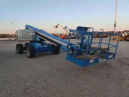 GENIE S60 BOOM LIFT SN:60049960 4x4, powered by diesel engine, equipped with 60ft. Platform height,