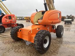 JLG 600S BOOM LIFT SN:300082649 4x4, powered by diesel engine, equipped with 60ft. Platform height,