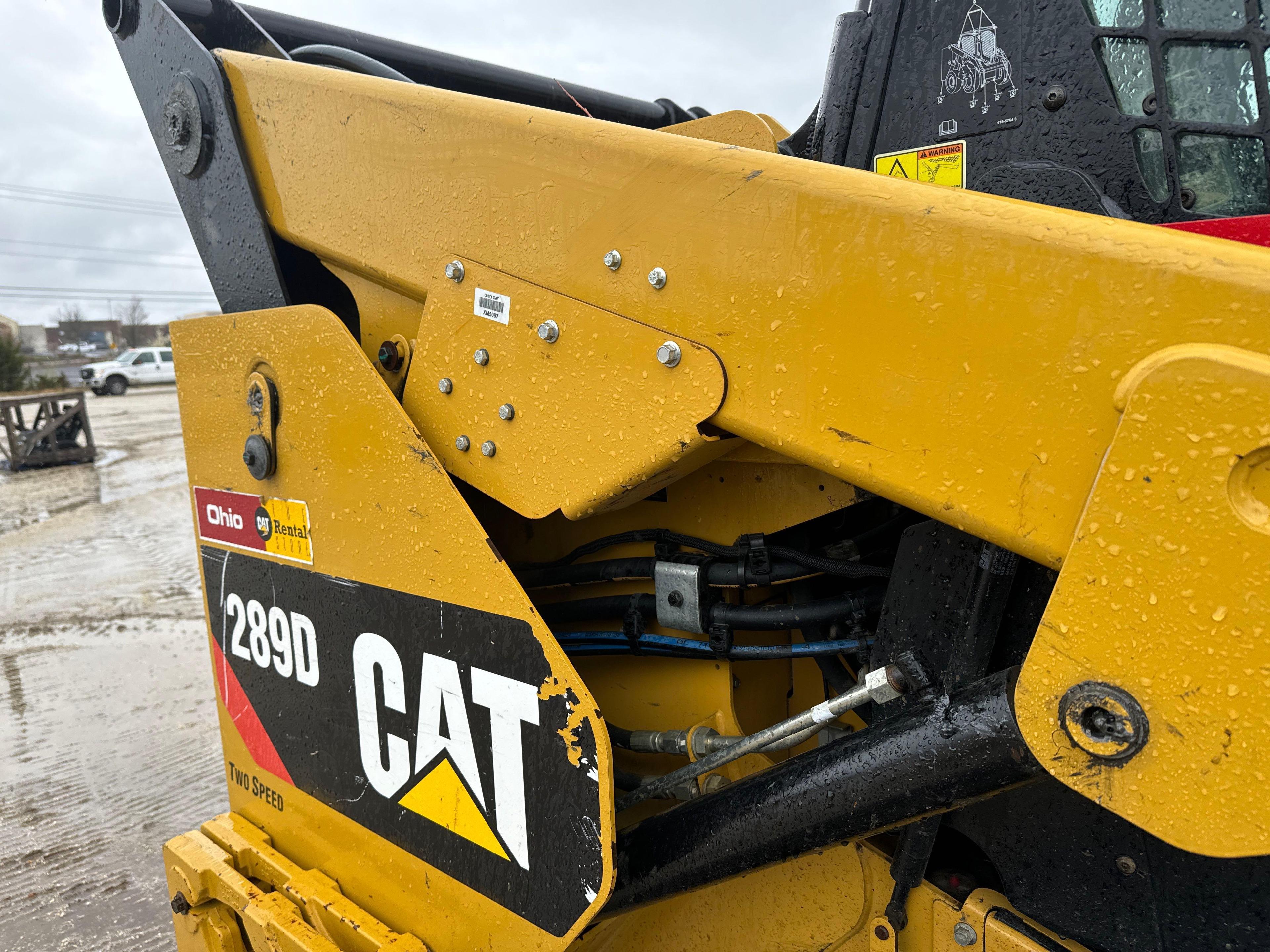 2018 CAT 289D RUBBER TRACKED SKID STEER SN:TAW10806 powered by Cat diesel engine, equipped with