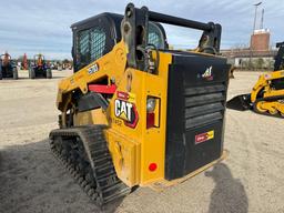 2019 CAT 257D3 RUBBER TRACKED SKID STEER SN:KEZ00549 powered by Cat diesel engine, equipped with