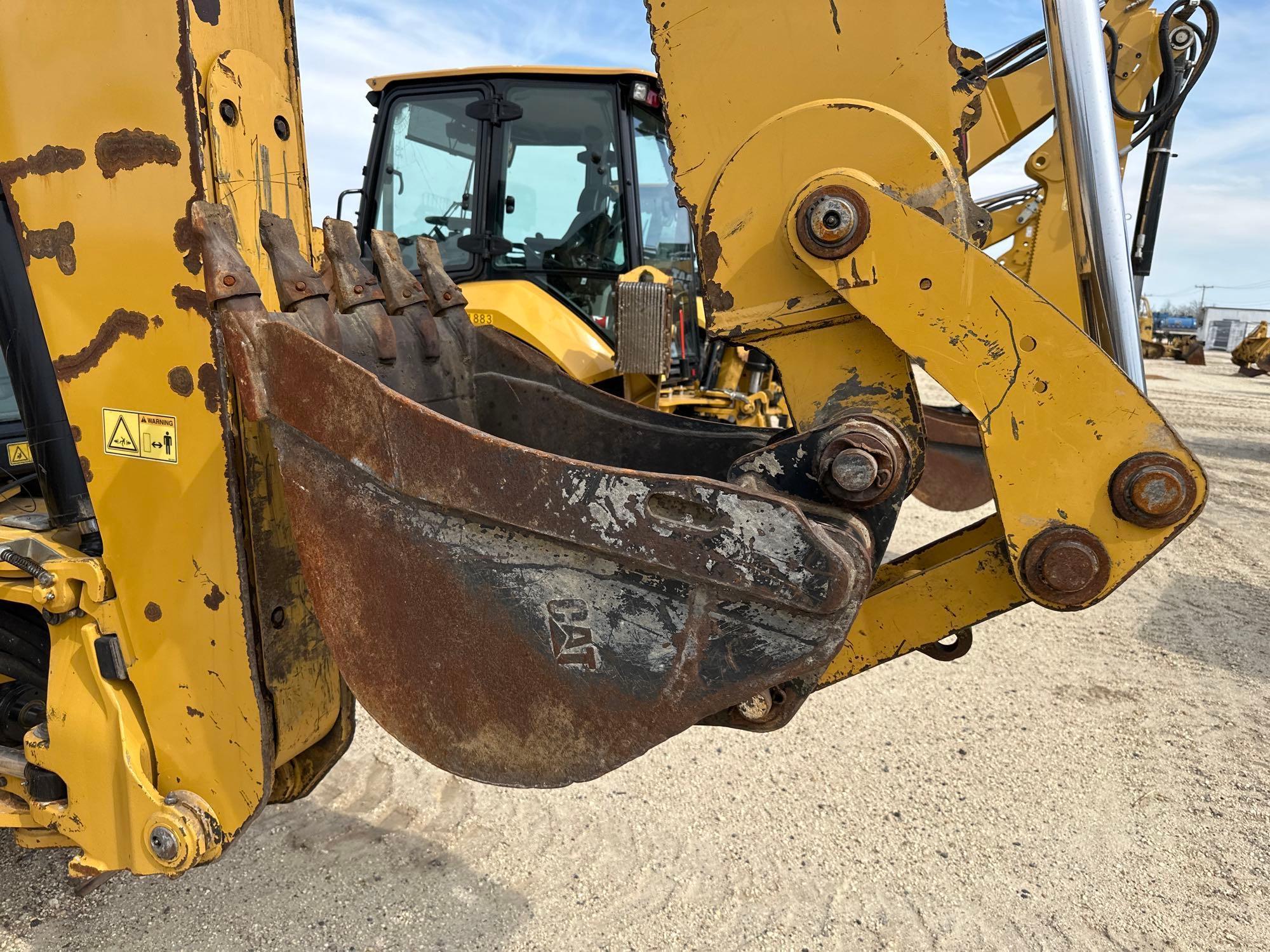 2016 CAT 420F2 TRACTOR LOADER BACKHOE SN:HWC01759 powered by Cat diesel engine, equipped with EROPS,