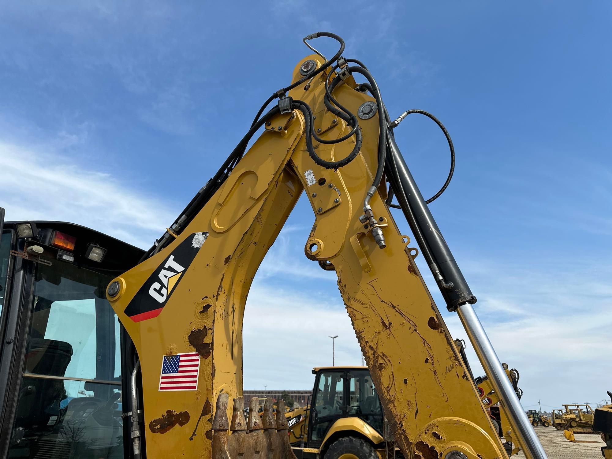 2014 CAT 430FIT TRACTOR LOADER BACKHOE SN:TRG500436 4x4, powered by Cat diesel engine, equipped with