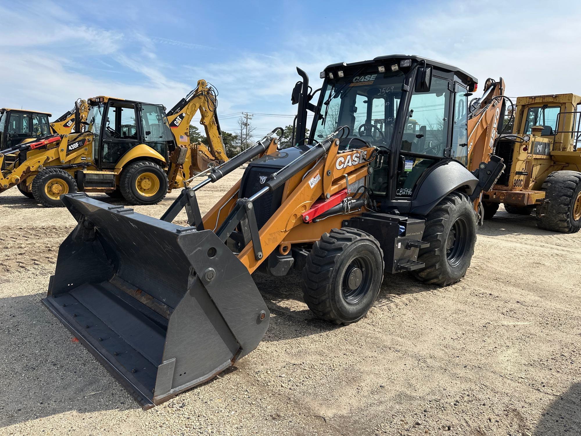 2023 CASE 580 SUPER V TRACTOR LOADER BACKHOE SN-10183 4x4, powered by diesel engine, equipped with