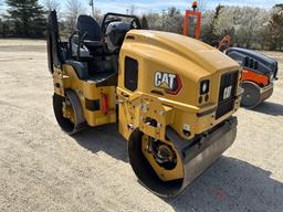 NEW UNUSED CAT CB2.7 ASPHALT ROLLER SN-700352 powered by Cat diesel engine, 24.6hp, equipped with