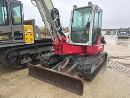 2016 TAKEUCHI TB280FR HYDRAULIC EXCAVATOR SN:178500453 powered by diesel engine, equipped with Cab,