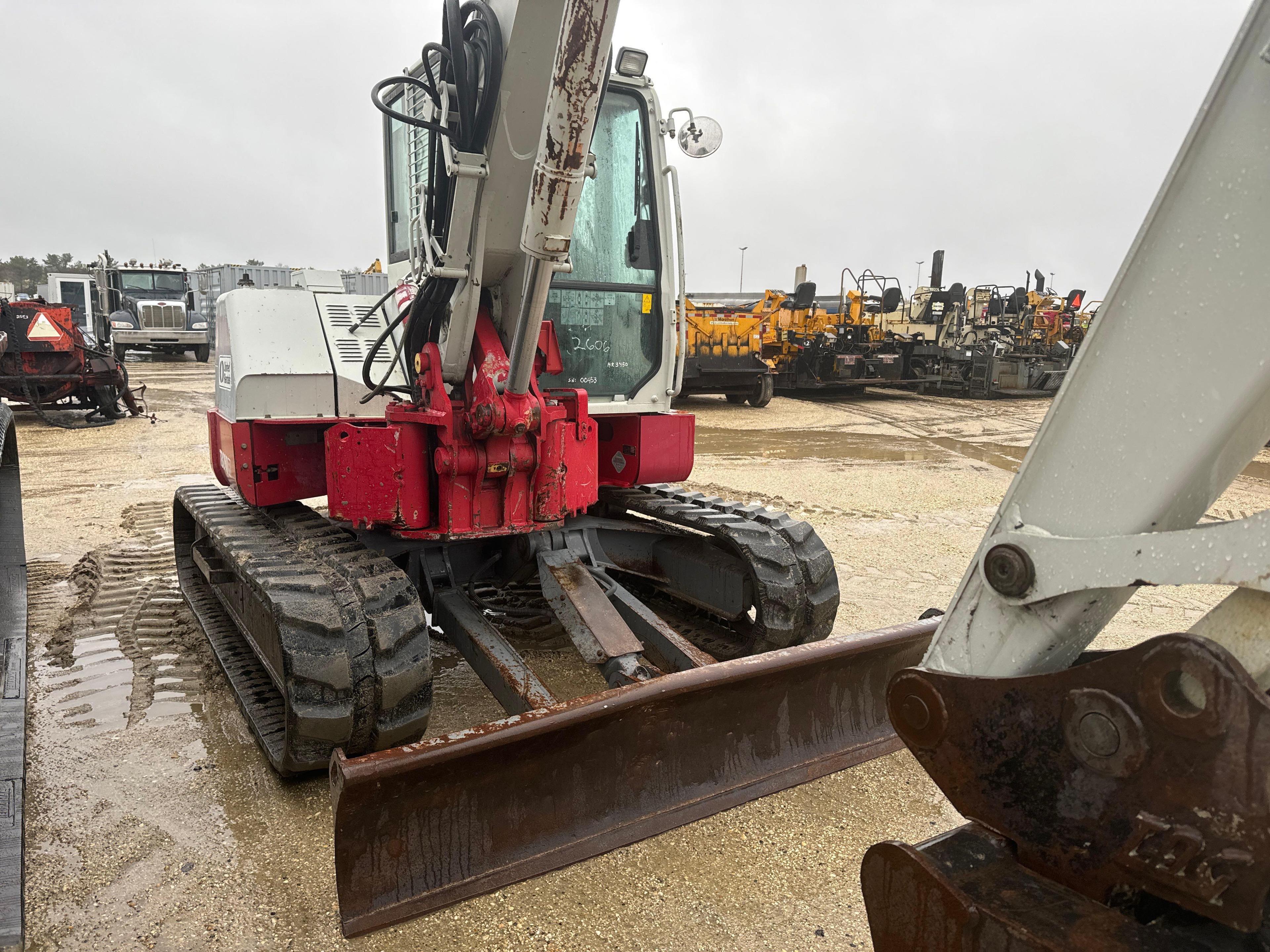 2016 TAKEUCHI TB280FR HYDRAULIC EXCAVATOR SN:178500453 powered by diesel engine, equipped with Cab,