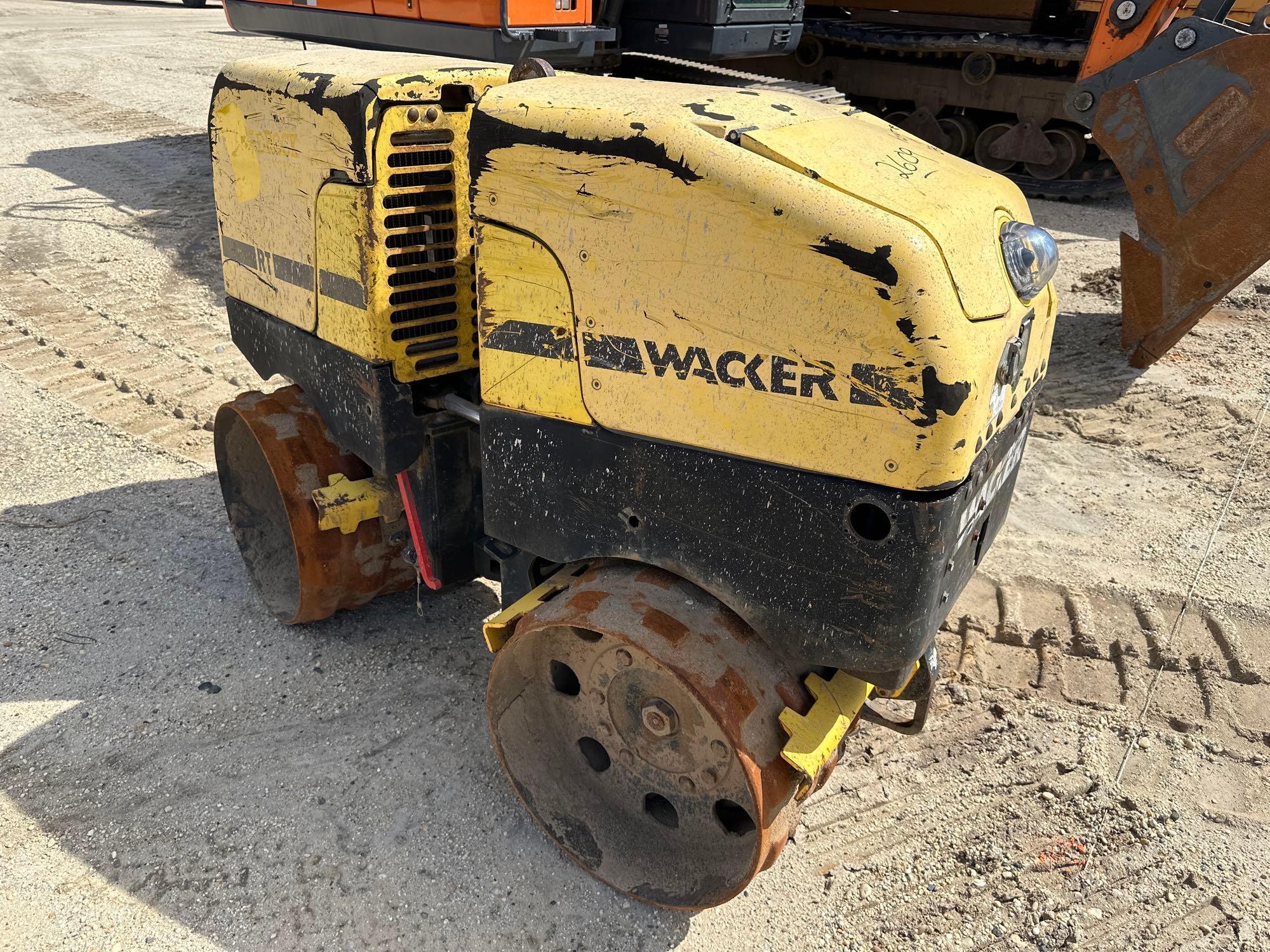 WACKER RT 82-SC TRENCH ROLLER SN:5744981 powered by Lombardini diesel engine, equipped with 32in.