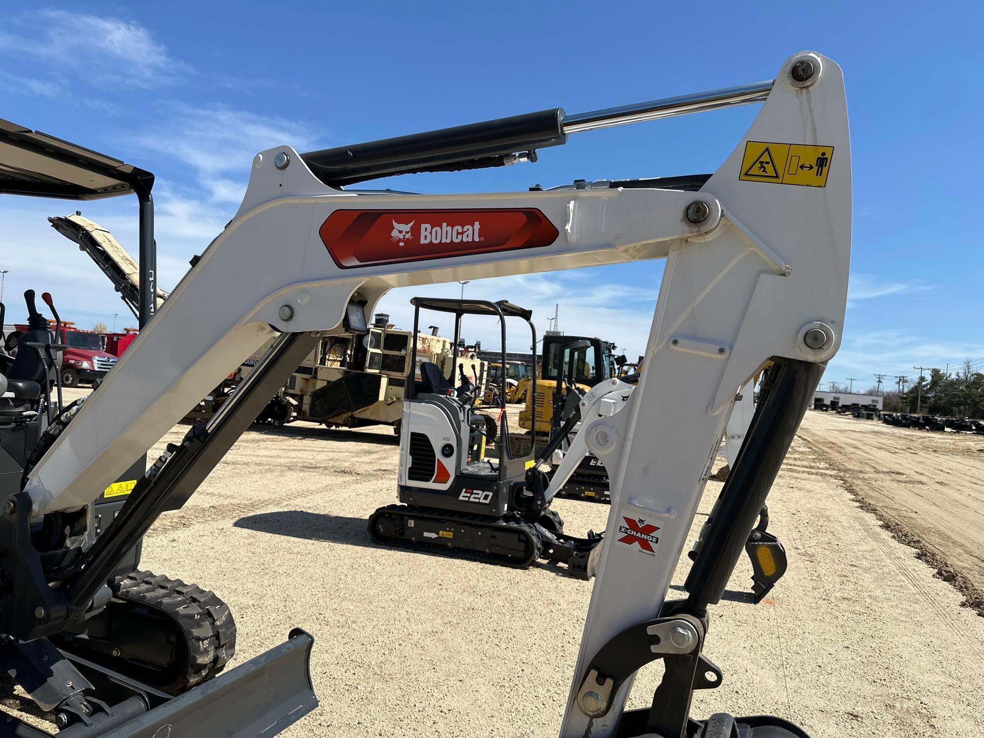 2023 BOBCAT E35 HYDRAULIC EXCAVATORSN-14829 powered by diesel engine, equipped with OROPS, front