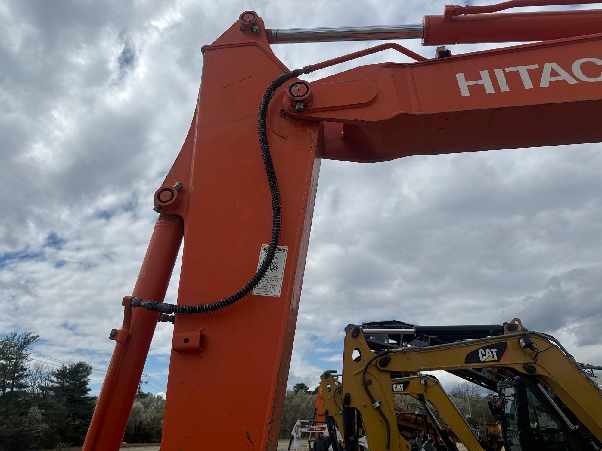 2014 HITACHI ZX85USB-5 HYDRAULIC EXCAVATOR SN; 017465 powered by diesel engine, equipped with Cab,