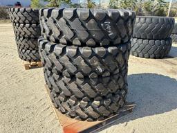(4) NEW MARCHER 15.5 X 25 E3 TIRES TIRES, NEW & USED