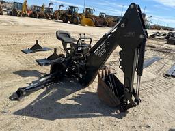 DEMO BRADCO 509 BACKHOE SKID STEER ATTACHMENT hydraulic stab.