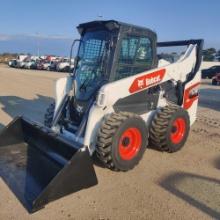 2021 BOBCAT S76 SKID STEER SN:B4CD12985 powered by diesel engine, 74hp, equipped with EROPS, air,