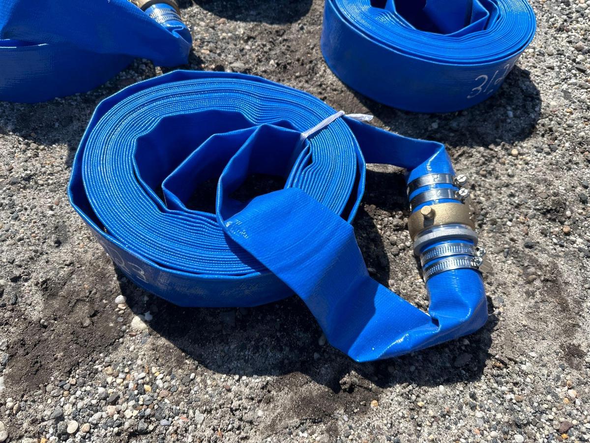 NEW 2IN. X 50FT. DISCHARGE WATER HOSE NEW SUPPORT EQUIPMENT