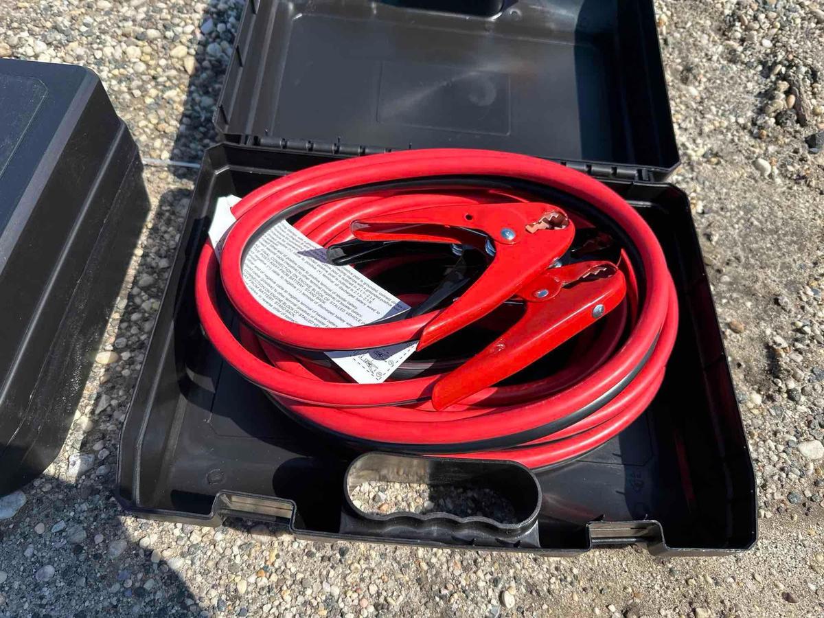 NEW 25FT. 800AMP EXTRA HEAVY DUTY BOOSTER CABLES NEW SUPPORT EQUIPMENT