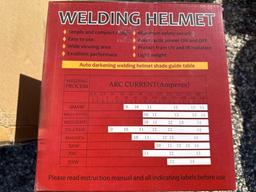 NEW AUTO DARKENING WELDING HELMET NEW SUPPORT EQUIPMENT