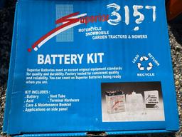 NEW LAWNMOWER BATTERY 12N14-A3 NEW SUPPORT EQUIPMENT