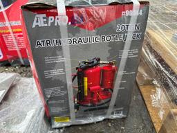 NEW 20 TON AIR HYDRAULIC BOTTLE JACK NEW SUPPORT EQUIPMENT