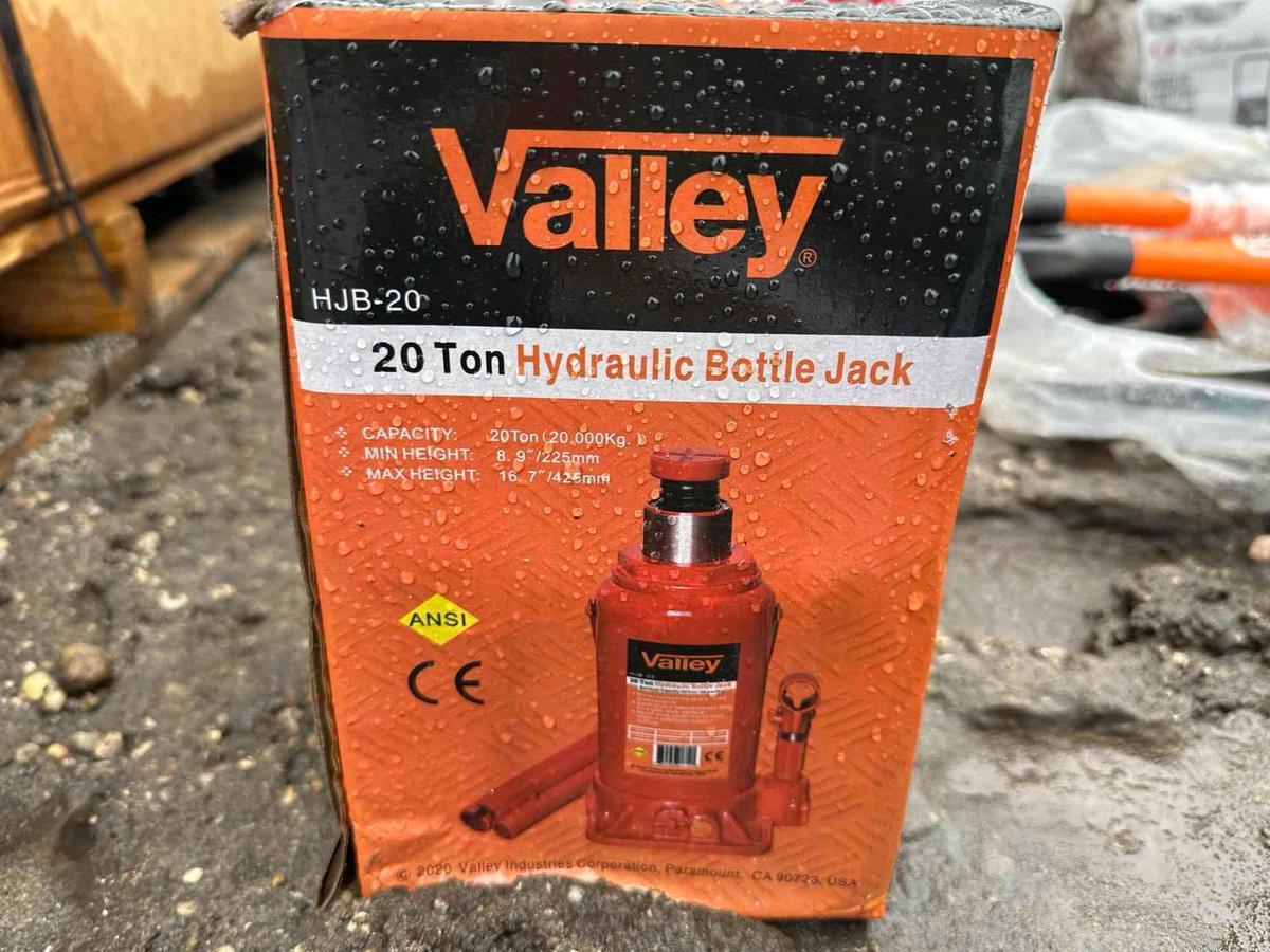 NEW 20 TON BOTTLE JACK NEW SUPPORT EQUIPMENT