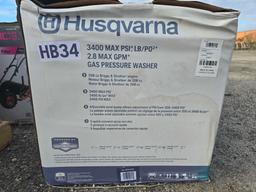 NEW HUSQVARNA 3400 PSI PRESSURE WASHER NEW SUPPORT EQUIPMENT