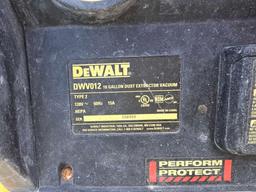 DEWALT DWV012 10 GALLON HEPA DUST EXTRACTOR SUPPORT EQUIPMENT
