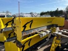 SNOW WOLF QUATTRO QP-138 FLEX FRAME PLOW SNOW EQUIPMENT like new.