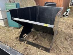 NEW 2 CUBIC YARD TRASH HOPPER SCRAP RECYCLING EQUIPMENT