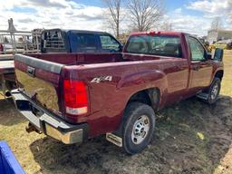 2013 GMC 2500 PICKUP TRUCK VN:274040 4x4, powered by V8 gas engine, equipped with automatic