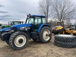 NEW HOLLAND TM175 AGRICULTURAL TRACTOR 4x4,...powered by diesel engine, 175hp, equipped with EROPS,