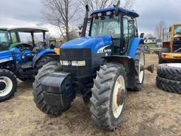 NEW HOLLAND TM175 AGRICULTURAL TRACTOR 4x4,...powered by diesel engine, 175hp, equipped with EROPS,