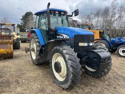 NEW HOLLAND TM175 AGRICULTURAL TRACTOR 4x4,...powered by diesel engine, 175hp, equipped with EROPS,