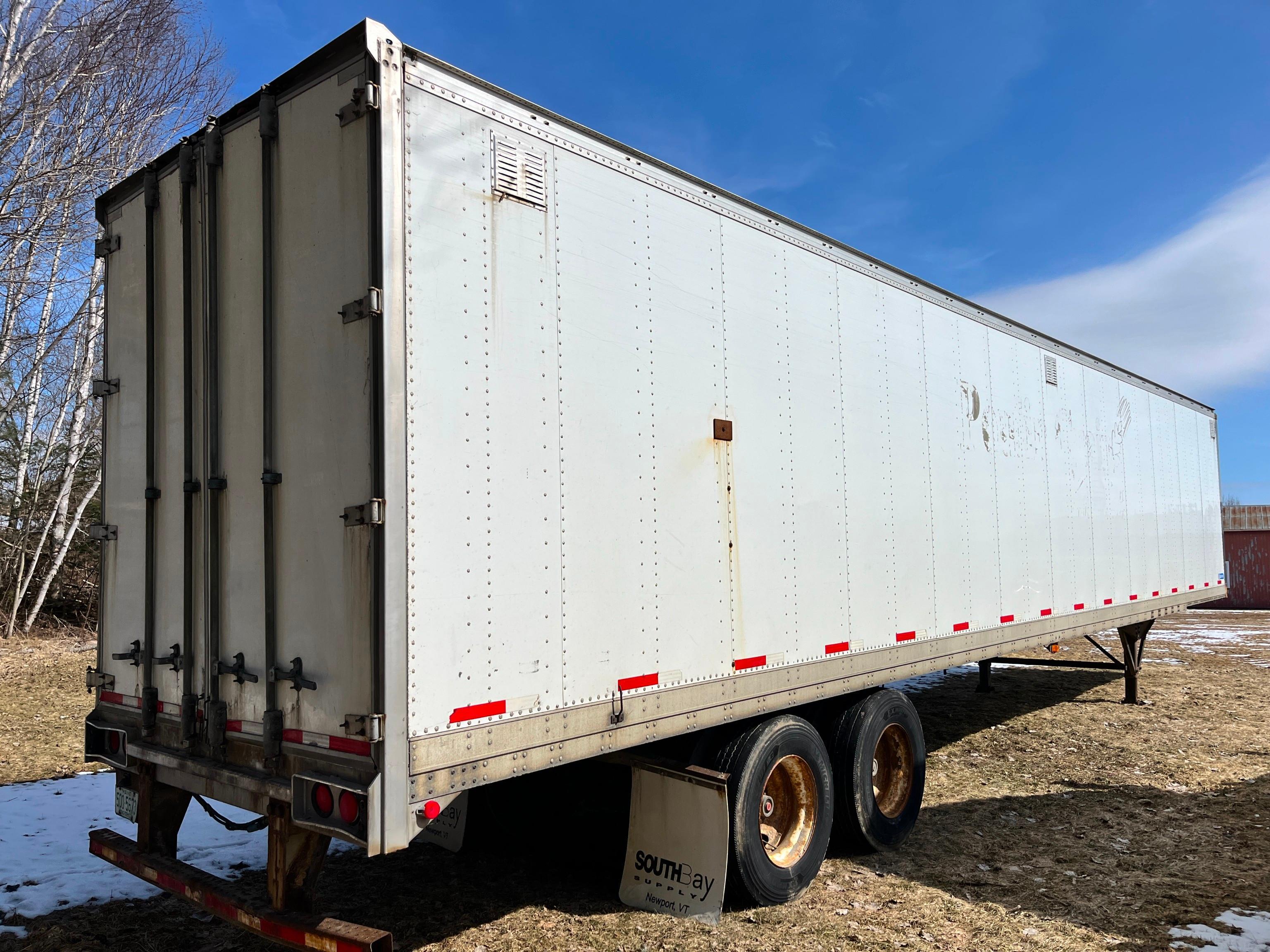 2008 STOUGHTON 48FT. VAN TRAILER VN:1DW1A48298S079502 equipped with 48ft. Van body, air ride