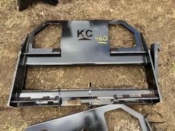 NEW 42IN. FORKS W/ 45IN. FRAME SKID STEER ATTACHMENT