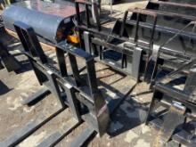 NEW KIVEL WALK THROUGH PALLET FORKS SKID STEER ATTACHMENT