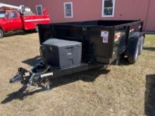 NEW 2024 CROSS COUNTRY 12FT. DUMP TRAILER VN:643151...equipped with 12ft. X 6ft. Dump body, 6 ton,